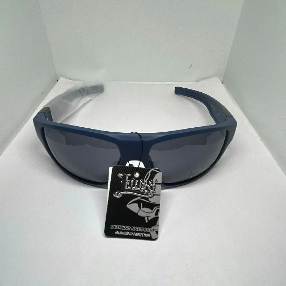 Locs Blue Hardcore Shades Wraparound UV Protection Sunglasses NWT